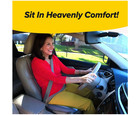 Auto Cushion With Memory Foam Helps Relieve Pressure Points - Free Shipping