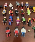 Vintage Playmobil Medieval Castle Figures Lot Horses King Weapons Knights