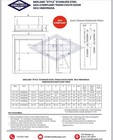Ada Compliant Trash Chute Door - Bottom Hinged  21  w  X 18  h   Noiseless Cl   