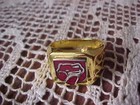 Dodge Viper Logo Gold Chrome Ring Size  12 Nos Quality Mopar Class