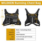 Tactical Combat Chest Rig Bag Front Pouch Recon Kit Pack Outdoor Protective Vest