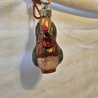 Seasons Of Cannon Falls Rooster Blown Glass Ornament 3x2 5x1 75in