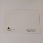 Dbx Model 150 Vtg Instructions Manual
