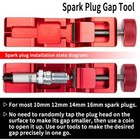 Spark Plug Gap Tool   32 Blades Metric Feeler Gauge Gap Filler Measuring Tools