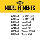 15  Tnt Multi Bar Rubber Track 381x100 5x42 Cat 257d 247b3 247 257b3 257b 247b2