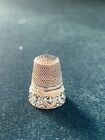 Lovely Vintage Sterling Silver Ornate Decoration Sewing Thimble