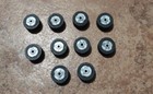 Tyco 440x2 10pc  Rubber Rear Tires And Grey Rims