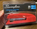 Swingline 747 Business Full Strip Desk Stapler Office Space Rio Red 74736