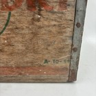 Vintage Canada Dry Ginger Ale Wooden Wood Metal Banded Soda Box Crate Carrier