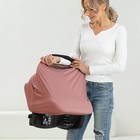 Baby Car Seat Cover Breathable Infant Carrier Canopy Nursing Cover Rayon