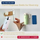 4 In 1 Travel Dispenser Bottle  Leak Proof Refillable Travel Toiletry Containers