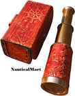 Brass Pirate Telescope  Spyglass Collapsible Monocular Decorative Telescope With