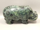 Hippopotamus Stone Figurine 6 Inch Kabamba Jasper Animal Carving  o127