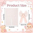 Baby Car Seat Canopy Cover Car Seat Cover For Girls Boys With Bow Stroller An   
