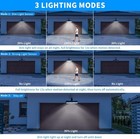 2 Pack Solar Clip On Motion Light Outdoor Waterproof 36 Leds 6000k Fence