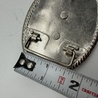 Shiny Rhinestone Bling Leather On Metal Western Belt Buckle Cowgirl Womens