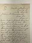 1886 York  Pennsylvania Handwritten Letter Jeremy Wilson