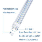 T8 4ft Led Tube 22w 4000k 6500k Double-end Bypass Ballast Milky Clear G13 Bi-pin