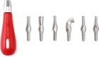 Linoleum Cutter Tool With 6 Blades - Lino Carving Kit For Printmaking   Stamps