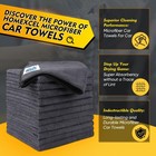 Homexcel Microfiber Cleaning Cloth 12 Pack  12 5 X X Inch  Grey 