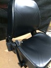 New Universal Folding Vinyl Forklift Seat Fits Clark Cat Hyster Yale Toyota 