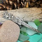 New Solid Pewter Celtic Birds Kilt Pin Scotland Scottish Irish Ireland Brooch