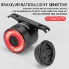 Rockbros Bike Smart Taillight Auto Brake Sensing Rear Light Warning Saddle Light