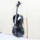 New 4 4 Size Professional Basswood Black Color Cello  bag bow rosin bridge
