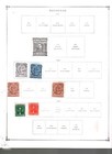 Collection  Honduras  Scott Album Page  1865 1967  Cat  40  Mint   Used