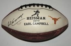 Texas Longhorn Earl Campbell  Signed Reebok Heisman Football  Used