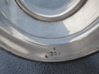 Victorian Coin Silver Napkin Ring Engraved Beaded 1870  Monogram  barton 
