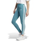 Adidas Essential 3-stipes High Waisted Womens Cotton Tights Arctic Fusion Xs Nwt