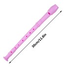 3 Pack 8 Hole Soprano Recorders Descant Flute With Cleaning Rod German Style    