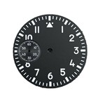 Black white Green Luminous Watch Dial For Seagull Eta 6497 St3600 Movement B