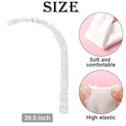  2 Pieces Nursery Crib Mobile Arm Cover Baby Crib Mobile Bed Bell Holder White