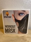 Sparthos Workout Training Mask Black Resistance Breathing Exercise Sealed One Sz