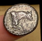 Greek Coin Ionia Samos Silver Tetradrachm 408-336 Bc Good Vf Hgc 2 1307     