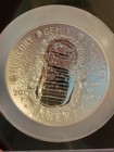     apollo 11 2019 5 Oz  Silver  1 Ngc Pf70 Ucam Fdoi Charlie Duke Signed -eaix