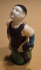 Rare vintage Occupied Japan  40s  New York Yankees Catcher Celluloid Wind-up Toy