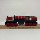 Wooden Railway Kwaku Train Engine Custom For Thomas Train And Brio Train Tracks