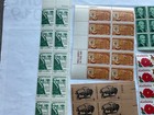 Lot Of 14 Vintage Unused Stamp Sheets