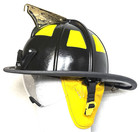 Cairns 1044 Fire Helmet 2015 W  Flip Down Eye Protection And Ear neck Protector