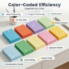 Koogel Index Cards 4x6 Inch  180 Count  Colored Large Flash 4x6  Multicolor
