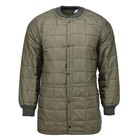 Original Italian Military Parka Detachable Quilted Liner Field Jacket Olive New