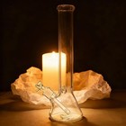 16 Inch Glass Bong 7mm Thick Heavy Bong Water Pipe 14mm Bowl Beaker W screen