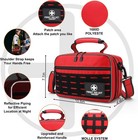 Tactical First Aid Kit - Emergency Medical Trauma  450 Pc Survival Pack  Camping