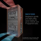 Cloudplate T6  Rack Mount Cooling Fan 1u  Front Exhaust  Av Equipment 19  Rack