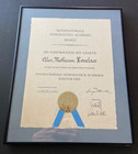 Nasa Director Alan Mathieson Lovelace Framed Award Astronautica Academia Mcmlx
