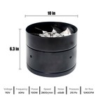 10  Exhaust Inline Duct Fan Booster Airflow 1240 Cfm Ducting Cooling Vent 110 V