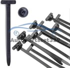 50pcs Nylon Universal Cable Tie Buckle Plastic Zipper Clips For Cars Black Zip T